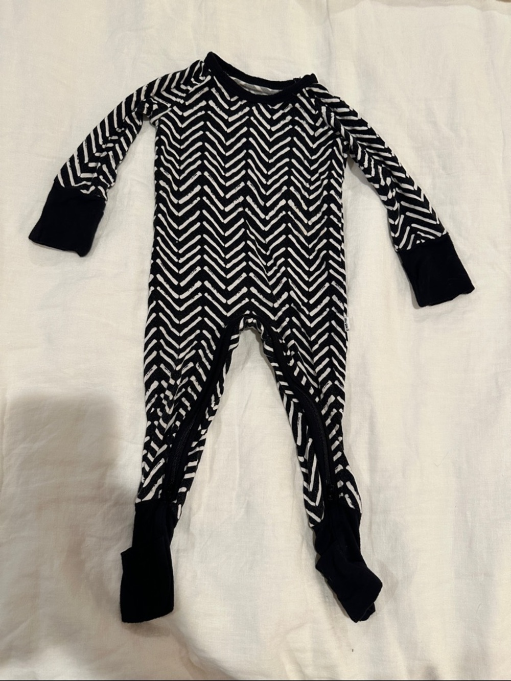 Little sleepies crescent sleeper size 0-3 months
